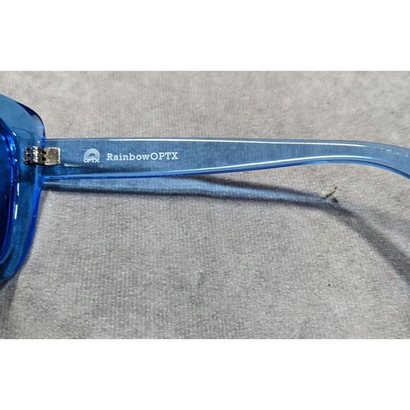 Rainbow Optx Vega Blue Translucent Sunglasses main image 4